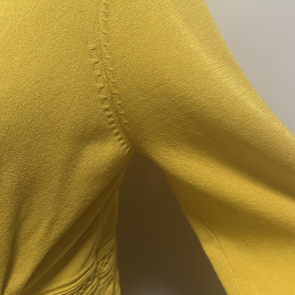 Catherine Malandrino dark yellow Cardigan Sweater Lg - Picture 7 of 12